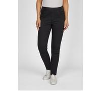 Jerseyhose RABE "Hose", Damen, Gr. 42, Normalgrößen, schwarz, Obermaterial: 90% Baumwolle, 8% Polyester, 2% Elasthan, unifarben, schmal, Hosen Jerseyhose (56372911-42) schwarz