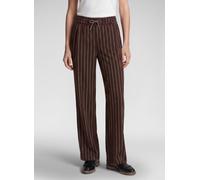 Jerseyhose RABE "Hose", Damen, Gr. 44, Normalgrößen, braun, 64%Polyester 34%Viskose 2%Elasthan, gestreift, Hosen Jerseyhose (18093203-44) braun