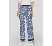 Jerseyhose RABE "Hose", Damen, Gr. 44, Normalgrößen, dunkelblau, 100%Viskose, straight fit, Hosen Jerseyhose (10409568-44) dunkelblau