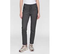 Jerseyhose RABE "Hose", Damen, Gr. 44, Normalgrößen, grau, Obermaterial: 48% Viskose, 47% Polyester, 5% Elasthan, unifarben, schmal, Hosen Jerseyhose (51933554-44) grau