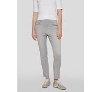 Jerseyhose RABE "Hose", Damen, Gr. 44, Normalgrößen, hellgrau, 90%Baumwolle, 8%Polyester, 2%Elasthan, unifarben, Hosen Jerseyhose (28421528-44) hellgrau