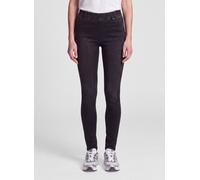 Jerseyhose RABE "Hose", Damen, Gr. 44, Normalgrößen, schwarz, Obermaterial: 77% Baumwolle, 20% Polyester, 3% Elasthan, unifarben, schmal, Hosen Jerseyhose (39329319-44) schwarz