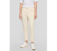 Jerseyhose RABE "Hose", Damen, Gr. 46, Normalgrößen, beige, 95%Baumwolle 4%Polyester 1%Elasthan, unifarben, regular fit, Hosen Jerseyhose (10602735-46) beige