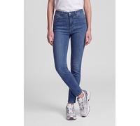 Jerseyhose RABE "Hose", Damen, Gr. 46, Normalgrößen, blau (dunkelblau), Obermaterial: 77% Baumwolle, 20% Polyester, 3% Elasthan, unifarben, schmal, Hosen Jerseyhose (77192707-46) dunkelblau
