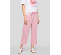 Jerseyhose RABE "Hose", Damen, Gr. 48, Normalgrößen, koralle, 68%Baumwolle 29%Polyester 3%Elasthan, gestreift, straight fit, Hosen Jerseyhose (75840704-48) koralle