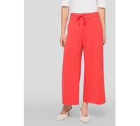 Jerseyhose RABE "Hose", Damen, Gr. 48, Normalgrößen, rot (koralle), Obermaterial: 48% Polyester, 47% Viskose, 5% Elasthan, unifarben, weit, Hosen Jerseyhose (63341301-48) koralle