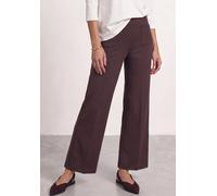Jerseyhose STREET ONE "Style Amalia", Damen, Gr. 44, Länge 30, ruby vine, Jersey, Obermaterial: 61% Viskose, 32% Polyamid, 7% Elasthan, unifarben, normal lang, Hosen Jerseyhose, mit Gummizug und Stret