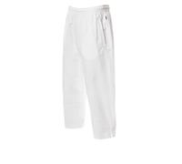 Jerseyhose TRIGEMA "TRIGEMA 3/4 Freizeithose aus Baumwolle", Herren, Gr. L, Normalgrößen, weiß, Web, 100% Baumwolle, Basic, Hosen Jerseyhose (415179-L) weiß
