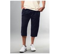 Jerseyhose TRIGEMA "TRIGEMA 3/4 Freizeithose aus Baumwolle", Herren, Gr. XXL, Normalgrößen, blau (navy), Web, 100% Baumwolle, Basic, Hosen Jerseyhose (415262-XXL) navy