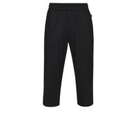 Jerseyhose TRIGEMA "TRIGEMA 3/4 Freizeithose", Herren, Gr. 3XL, Normalgrößen, schwarz, Single Jersey, 100% Baumwolle, Basic, Hosen Jerseyhose (440828-XXXL) schwarz