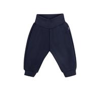 Jerseyhose TRIGEMA "TRIGEMA Bequeme Jogginghose mit Bündchen", Jungen, Gr. 92, Normalgrößen, blau (navy), 50% Baumwolle, 50% Polyester, Hosen Jerseyhose (63317157-92) navy