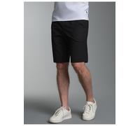 Jerseyhose TRIGEMA "TRIGEMA Bermuda aus Single-Jersey", Herren, Gr. S, US-Größen, schwarz, 100% Baumwolle, casual, Hosen (440535-S) schwarz
