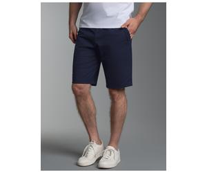 Jerseyhose TRIGEMA "TRIGEMA Bermuda aus Single-Jersey", Herren, Gr. XL, Normalgrößen, blau (navy), Single Jersey, 100% Baumwolle, Hosen Jerseyhose (440549-XL) navy