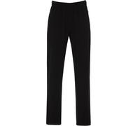 Jerseyhose TRIGEMA "TRIGEMA Fleece Freizeithose", Damen, Gr. L, US-Größen, schwarz, 100% Polyester, casual, Hosen (401956-L) schwarz