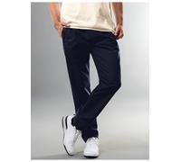 Jerseyhose TRIGEMA "TRIGEMA Freizeithose aus 100% Baumwolle", Herren, Gr. S, US-Größen, blau (navy), 100% Baumwolle, casual, Hosen (71616030-S) navy