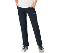 Jerseyhose TRIGEMA "TRIGEMA Freizeithose mit elastischer Kordel", Damen, Gr. XXL, US-Größen, blau (navy), 74% Nylon, 26% Elasthan, Hosen Jerseyhose (83680604-XXL) navy