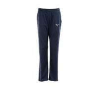 Jerseyhose TRIGEMA "TRIGEMA Hose DELUXE Baumwolle", Herren, Gr. 3XL, Normalgrößen, blau (navy), Single Jersey, 100% Baumwolle, Hosen Jerseyhose (441836-XXXL) navy
