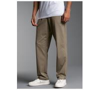 Jerseyhose TRIGEMA "TRIGEMA Hose DELUXE Baumwolle", Herren, Gr. XXL, US-Größen, taupe, Single Jersey, 100% Baumwolle, Hosen Jerseyhose (65682661-XXL) taupe