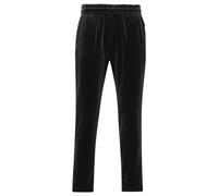 Jerseyhose TRIGEMA "TRIGEMA Nicki Hose mit praktischen Eingrifftaschen", Damen, Gr. L, US-Größen, schwarz, 80% Baumwolle, 20% Polyester, Basic, Hosen (62142317-L) schwarz