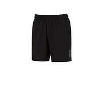 Jerseyhose TRIGEMA "TRIGEMA Sport-Shorts mit Innenslip aus Netz", Damen, Gr. S, US-Größen, schwarz, 74% Nylon, 26% Elasthan, Hosen Jerseyhose (79437749-S) schwarz