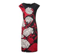 Jerseykleid ALBA MODA "Jerseykleid Jerseykleid aus angenehmer Scubaware", Damen, Gr. 36, N + K Gr, schwarz, Obermaterial: 95% Polyester PES. 5% Elasthan EL., Modern, figurbetont, U-Boot-Ausschnitt, Kl