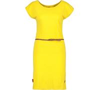 Jerseykleid ALIFE & KICKIN "Damen ElliAK Sommerkleid, Kleid", Damen, Gr. XS, Normalgrößen, gelb (amber), 65% Baumwolle, 35% Polyester, Kleider Jerseykleid (53232916-XS) amber