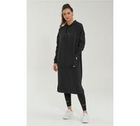 Jerseykleid ATHLECIA "Pasarna", Damen, Gr. 34, EURO-Größen, schwarz, 51% Polyester, 44% Modal, 5% Elasthan, unifarben, lang, ohne Ausschnitt, Kleider Jerseykleid, mit super weichem Finish (12102753-34