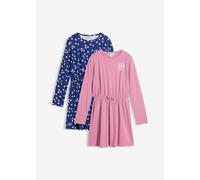 Jerseykleid aus elastischem Bio-Baumwoll-Mix (2er Pack) 140