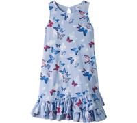 Jerseykleid aus reiner Bio-Baumwolle mit Volant 152/158