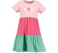 Jerseykleid BLUE SEVEN "Blue Seven Kleid", Mädchen, Gr. 128, 4160, azalee, 100% Baumwolle, normal, Rundhals, Kleider Jerseykleid (47863523-128) 4160, azalee