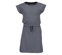 Jerseykleid BLUE SEVEN "Blue Seven Mädchen Sommerkleid kurzarm mit Bindeband", Mädchen, Gr. 152, 5740, dk blau, 100% Baumwolle, normal, Rundhals, Kleider Jerseykleid (87885448-152) 5740, dk blau