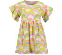 Jerseykleid BLUE SEVEN "Kleid", Mädchen, Gr. 122, bunt (4020, rosa), 100% Baumwolle, normal, Rundhals, Kleider Jerseykleid (64948556-122) 4020, rosa