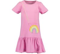 Jerseykleid BLUE SEVEN, Mädchen, Gr. 128, N-Gr, azalee, Jersey, Obermaterial: 100% Baumwolle, bedruckt, unifarben, Basic knieumspielend, Rundhals, Kleider Jerseykleid (24677427-128) azalee