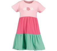 Jerseykleid BLUE SEVEN, Mädchen, Gr. 98, N-Gr, azalee, Jersey, Obermaterial: 100% Baumwolle, bedruckt, mehrfarbig, ausgestellt knieumspielend, Rundhals, Kleider Jerseykleid (87300816-98) azalee