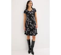Jerseykleid aus Viskose-Mix 52