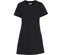 Jerseykleid CALVIN KLEIN JEANS "A- PUNTO MILANO T SHIRT DRESS", Damen, Gr. XXS (34), N-Gr, schwarz, Jersey, Obermaterial: 66% Viskose, 30% Polyamid, 4% Elasthan, unifarben, klassisch kurz, Rundhals, e
