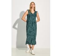 Jerseykleid CECIL Gr. XL (44), N-Gr, grün (fir green) Damen Kleider (81179365-XL) fir green