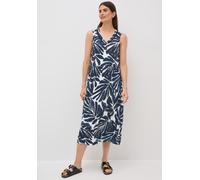 Cecil Damen Gemustertes Jersey-Kleid in Blau, Gr: XS