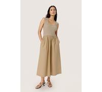 Jerseykleid Feminine Form beige XL