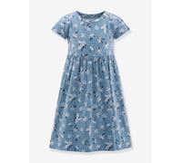 Jerseykleid geblümt Mädchen Happy Girls blau chambray Gr. 122