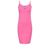 Jerseykleid HUGO BLUE "Narya", Damen, Gr. XL, N-Gr, rosa (schwarz pink 659), Jersey, Obermaterial: 94% Baumwolle, 6% Elasthan, unifarben, Midi, Kleider Jerseykleid, mit Logo (73539264-XL)
