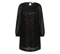 Jerseykleid KAFFE CURVE "Jerseykleid KClaila", Damen, Gr. S, N-Gr, schwarz (schwarz deep cc), Obermaterial: 100% Polyester PES., Kleider Jerseykleid (96994326-S) schwarz deep cc