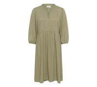 Jerseykleid KAFFE "Jerseykleid KAmolly", Damen, Gr. 38, N-Gr, grün (vetiver), Obermaterial: 98% Polyester PES. 2% Elasthan EL., Kleider Jerseykleid (22385331-38) vetiver