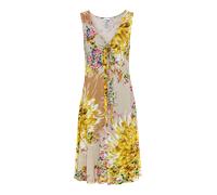 LASCANA Jerseykleid Damen sand-gelb bedruckt Gr.46
