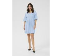 Jerseykleid KAFFE "Jerseykleid KAnani", Damen, Gr. S, N-Gr, blau (soft chambray), Obermaterial: 95% Polyester Pol. recyc.. 5% Elasthan EL., Kleider Jerseykleid (33048508-S) soft chambray