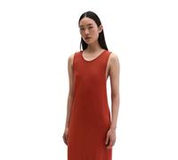 Jerseykleid MARC O'POLO "aus LENZING™ ECOVERO™", Damen, Gr. XXL, Normalgrößen, tall poppy, Obermaterial: 94% Viskose, 6% Elasthan, unifarben, slim fit wadenlang, Kleider Jerseykleid (59651827-XXL) tal