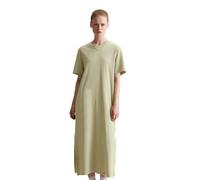 Jerseykleid MARC O'POLO DENIM "aus gerippter Bio-Baumwolle", Damen, Gr. XXS, Normalgrößen, grün (elm grün), Obermaterial: 100% Baumwolle, unifarben, relaxed fit lang, Rundhals, normaler Saum, Kleider 