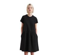 Jerseykleid MARC O'POLO DENIM "aus Heavy Jersey", Damen, Gr. XXS, Normalgrößen, schwarz, Obermaterial: 100% Baumwolle, unifarben, relaxed fit knielang, Rundhals, normaler Saum, Kleider Jerseykleid (81