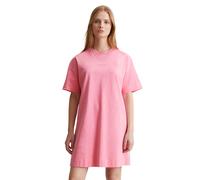 Jerseykleid MARC O'POLO DENIM "aus Single Jersey", Damen, Gr. S, Normalgrößen, soft pink, Obermaterial: 100% Baumwolle, unifarben, loose fit kurz, Rundhals, Kleider Jerseykleid (50194231-S) soft pink