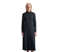 Jerseykleid MARC O'POLO "mit TENCEL™ Lyocell", Damen, Gr. XS, Normalgrößen, blau (deep night blau), Obermaterial: 66% Lyocell, 32% Baumwolle, 2% Elasthan, unifarben, regular fit wadenlang, Kleider Jer